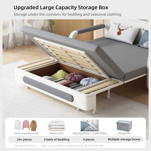 Ivy Bronx Hageo Full Size Pull Out Sofa Bed Wayfair